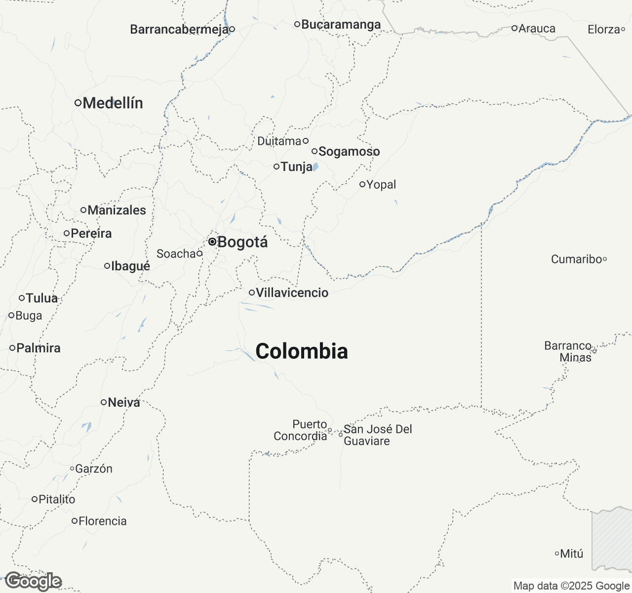 Map of Colombia